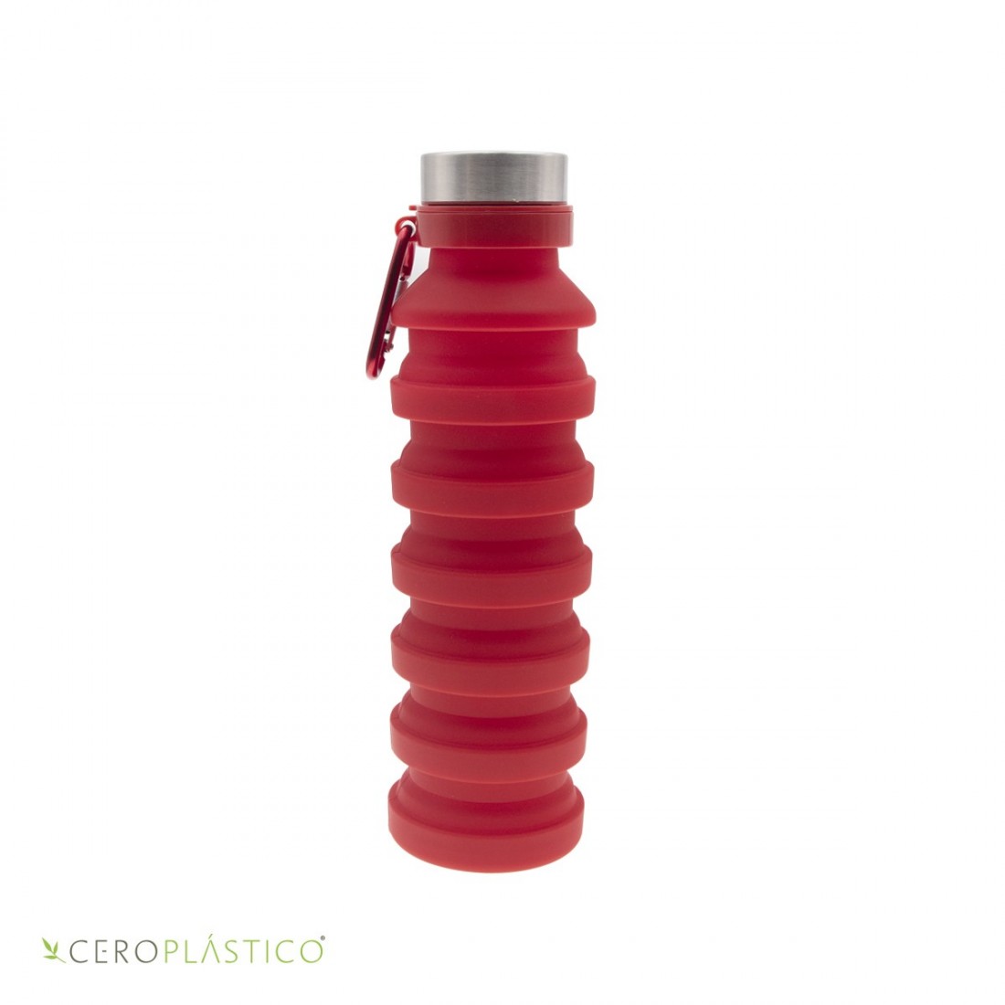 Botella de agua plegable (25 onzas) – Botellas de agua para apretar a  prueba de fugas con popote plegable – Botellas de agua ligeras sin BPA –