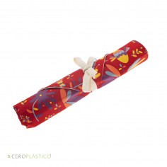 Kit de Cubiertos y Popotes arte Otomi Cero Plástico 2