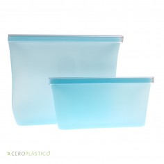 Set de bolsas para snacks tipo estuche Cero Plástico 2