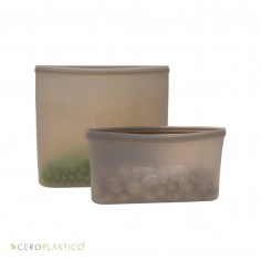 Set de bolsas para snacks tipo estuche Cero Plástico