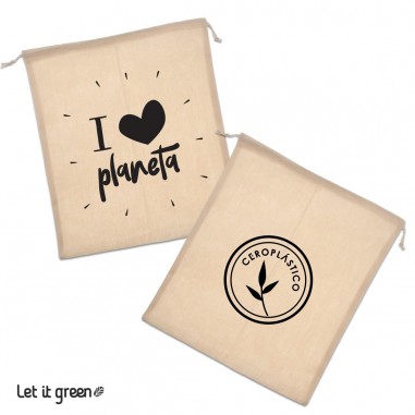 100 Costalitos personalizados Cero Plástico