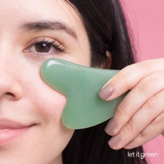 Gua Sha piedra masaje facial Cero Plástico 2