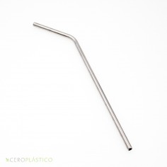 Popote de acero inoxidable Cero Plástico