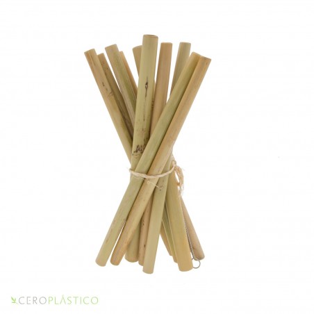 Popote de bambú Cero Plástico Popote de bambú Cero Plástico